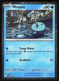 Wooper 155 Cosmos Holo Promo Scarlet & Violet Promo Pokemon NM - Image 1