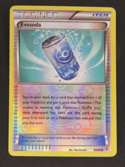 Evosoda 62/83 Uncommon Generations Pokemon Reverse Holo LP - Image 1