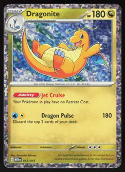 Dragonite 012/015 Holo Promo McDonald's Promos 2024 Pokemon NM - Image 1