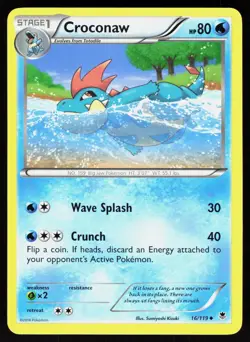 Croconaw 16/119 Uncommon Phantom Forces Pokemon NM - Image 1