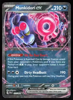 Munkidori ex 037/064 Double Rare Shrouded Fable Pokemon Holo NM - Image 1