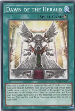 Yugioh Dawn Of The Herald AP07-EN022 Common LP - Image 1