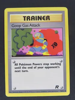 Goop Gas Attack 78/82 Common Team Rocket Pokemon LP - Image 1