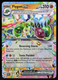 Flygon ex 106/191 Double Rare Surging Sparks Pokemon Holo NM - Image 1