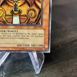 YuGiOh Exodia The Forbidden One DDS-003 Holo Vintage TCG Great Condition - Image 5