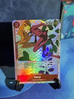 One Piece Sanji OP01-013 Alternate Alt Rare Gift Collection Promo NM - Image 1