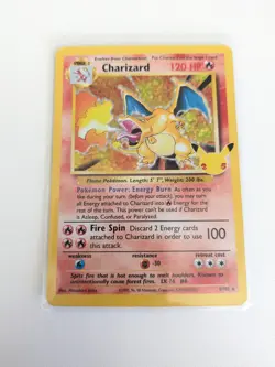 Pokemon TCG Charizard Celebrations Holo Card 4/102 - Excellent Condition - Image 1