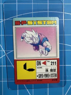 Carte Dragon Ball Z DBZ PP Card Part 16 #673 Prisme AMADA 1992 MADE IN JAPAN - Image 2