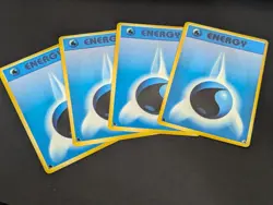 4x Pokemon Card Japanese Warer Energy Squirtle Deck VHS M/NM - Image 1
