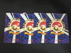 4x Pokemon Card Japanese Warer Energy Squirtle Deck VHS M/NM - Image 2