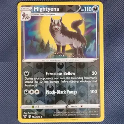 Mightyena 104/185 - Vivid Voltage - Uncommon Reverse Holo Pokemon Card - NM - Image 1