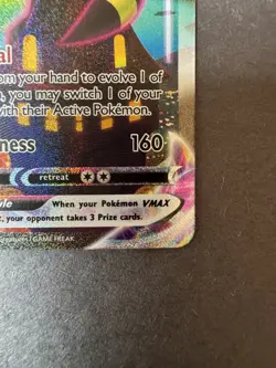 Pokemon TCG Umbreon VMAX Alt Art Holo Secret Rare Card Evolving Skies 215/203 NM - Image 4