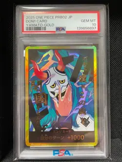 PSA 10 Yamato Kindon One Piece Card Super Parallel - Image 1