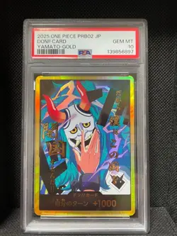 PSA 10 Yamato Kindon One Piece Card Super Parallel - Image 3
