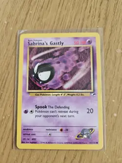 Sabrina’s Gastly - 93/132 - Gym Challenge - Common - Non Holo Pokemon Card - Image 1