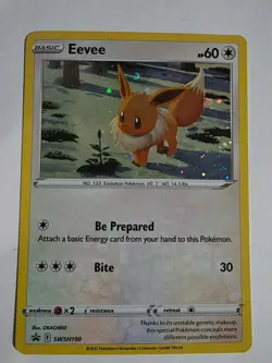 Eevee - SWSH190 - SWSH: Sword & Shield Promo Cards Holo - Image 1