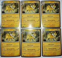 (6) Jolteon Cosmos Holo Black Star Promo Pokemon Card SVP 169 (SET OF 6) NM - Image 1