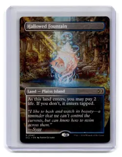 #R0347 Hallowed Fountain Lorwyn Eclipsed MTG NM Normal - Image 1