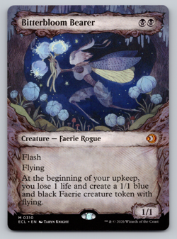 Bitterbloom Bearer Showcase - Lorwyn Eclipsed MTG - Image 1