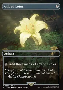 MTG Gilded Lotus (Rainbow Foil) (909) Secret Lair Drop (SLD) Magic The Gathering - Image 1