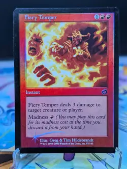 MTG Torment - Fiery Temper 97 Foil - Image 1