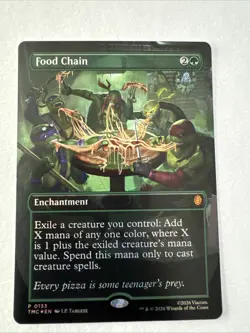 Food Chain (Borderless) Commander: Teenage Mutant Ninja Turtles Foil P0133 - Image 1
