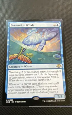 Dreamtide Whale Modern Horizons 3; MTG - Image 1
