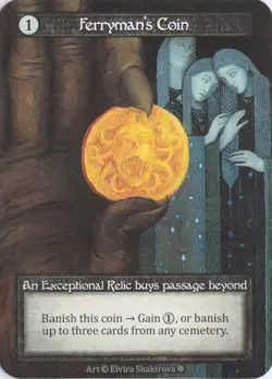 Ferryman's Coin, Sorcery: Gothic, Regular, Exceptional - Image 1