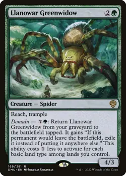 MTG Llanowar Greenwidow ** Dominaria United ** English (NM) - Image 1