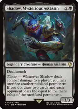 Shadow, Mysterious Assassin 50 Commander: FINAL FANTASY NM EN - Image 1