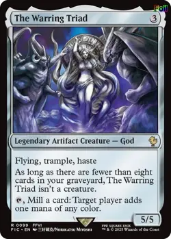 The Warring Triad (Surge Foil) 99 Commander: FINAL FANTASY NM EN - Image 1