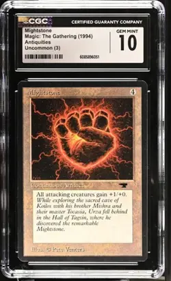 Mightstone, Antiquities Mtg. CGC 10 Gem Mint! - Image 1