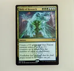 Magic the Gathering: Body of Research Strixhaven: School of Mages Foil NM - Image 1