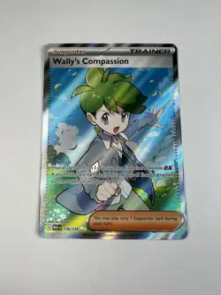 Wally's Compassion 176/132 Ultra Rare Full Art Pokemon Mega Evolution - NM - Image 2