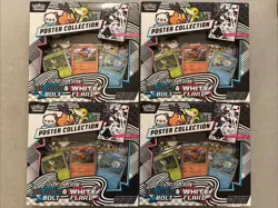 (4) Pokemon Scarlet & Violet - Black Bolt & White Flare Unova Poster Collection - Image 1