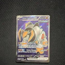 Pokemon Iron Boulder ex SV05 Temporal Forces Ultra Rare Full Art Holo EX Card - Image 1