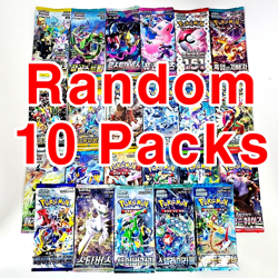 Pokemon RANDOM Booster 10 PACKS Variety Bundle KOREAN Sealed Mega Evolutions etc - Image 1