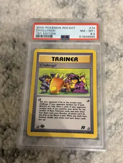 Pokemon Challenge! Team Rocket 1st Edition #74 PSA 8.5 - Image 1