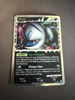Pokemon Absol Prime Holo 91/102 Triumphant LP - Image 1