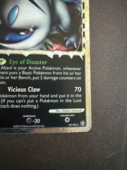 Pokemon Absol Prime Holo 91/102 Triumphant LP - Image 4