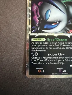 Pokemon Absol Prime Holo 91/102 Triumphant LP - Image 5