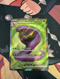 Pokemon TCG Scarlet & Violet 151 - Arbok ex 185/165 Full Art Ultra Rare - Image 1