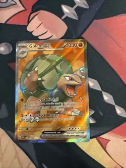 Pokemon Golem EX #189/165 Scarlet & Violet 151 Full Art - Image 1