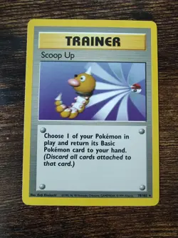Pokemon Base Set Scoop Up 78/102 Non Holo NM - Image 1