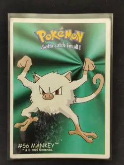 Stickers Pokemon Dunkin Boomer first edition - 56 Mankey - Image 1