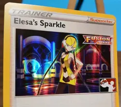 Elesa's Sparkle Holo 233/264 Prize Pack Series Pokemon Play! Mint Condition - Image 1