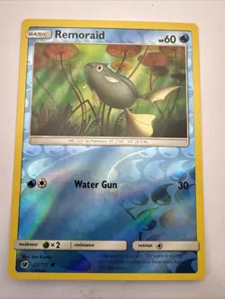 Remoraid 22/111 Common Crimson Invasion Pokemon Reverse Holo Near Mint - Image 1