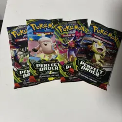 4x Pokemon Perfect Order Booster Pack - Factory Sealed 4 Packs - Image 1