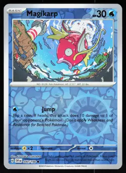Magikarp 044/198 Common Scarlet & Violet Pokemon Reverse Holo NM - Image 1