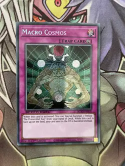 SGX3-ENF19 Macro Cosmos Secret Rare 1st Edition NM Yugioh Card - Image 1